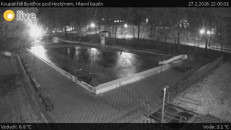 Koupaliště Bystřice pod Hostýnem - Hlavní bazén - 27.2.2026 v 22:00