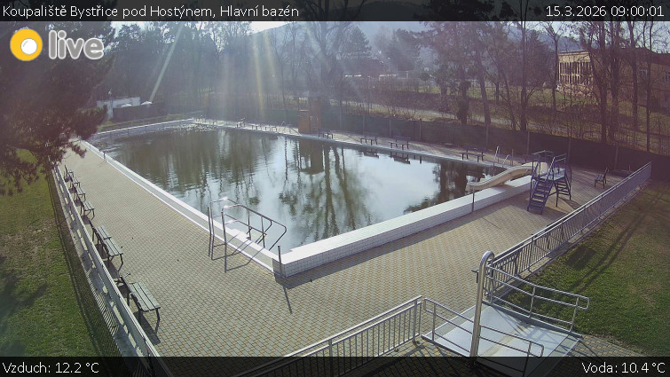 Koupaliště Bystřice pod Hostýnem - Hlavní bazén - 15.3.2026 v 09:00