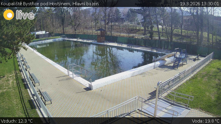 Koupaliště Bystřice pod Hostýnem - Hlavní bazén - 19.3.2026 v 13:30