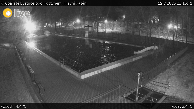 Koupaliště Bystřice pod Hostýnem - Hlavní bazén - 19.3.2026 v 22:15