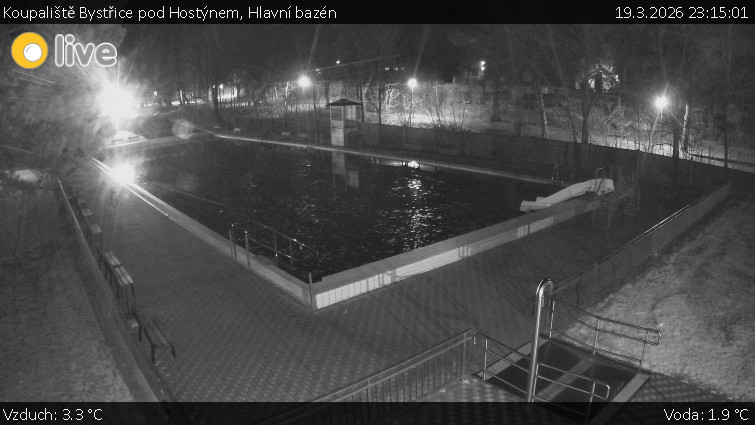 Koupaliště Bystřice pod Hostýnem - Hlavní bazén - 19.3.2026 v 23:15