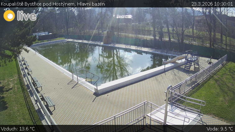 Koupaliště Bystřice pod Hostýnem - Hlavní bazén - 23.3.2026 v 10:30