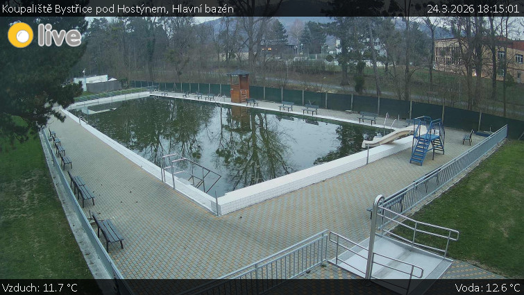Koupaliště Bystřice pod Hostýnem - Hlavní bazén - 24.3.2026 v 18:15