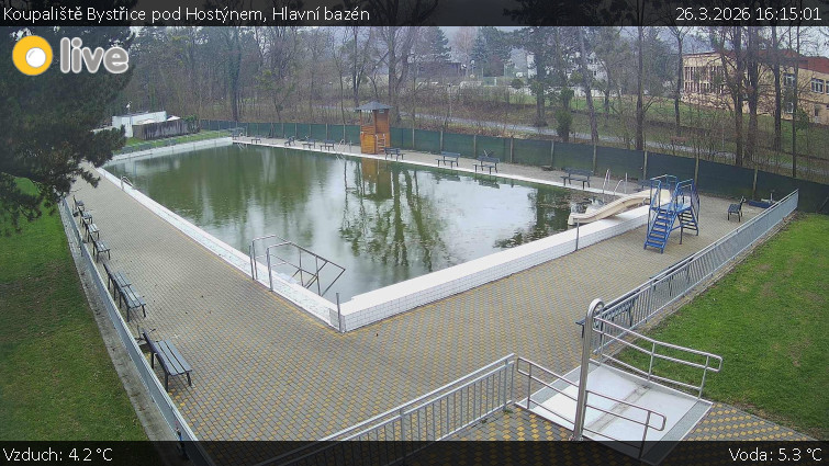 Koupaliště Bystřice pod Hostýnem - Hlavní bazén - 26.3.2026 v 16:15