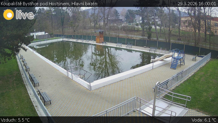 Koupaliště Bystřice pod Hostýnem - Hlavní bazén - 29.3.2026 v 16:00