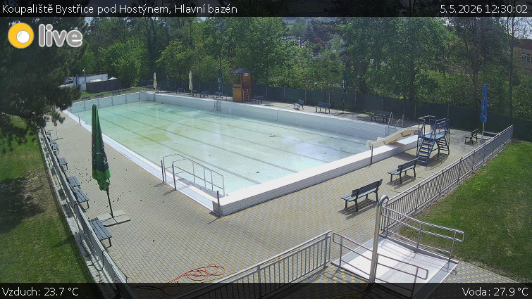 Koupaliště Bystřice pod Hostýnem - Hlavní bazén - 5.5.2026 v 12:30