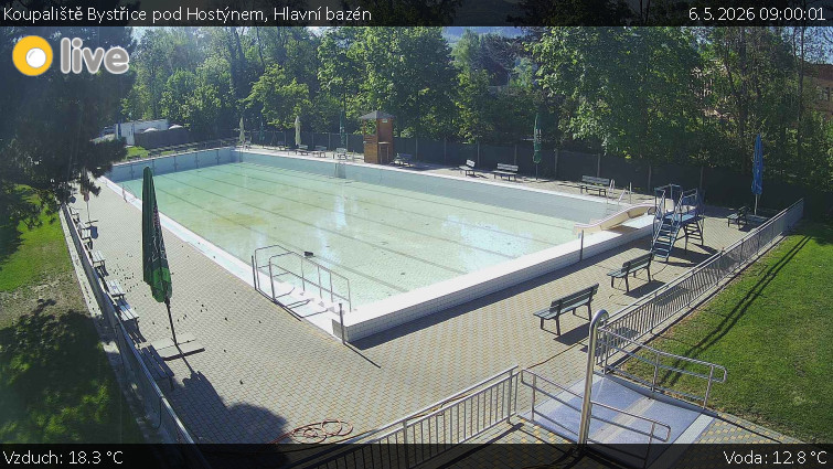 Koupaliště Bystřice pod Hostýnem - Hlavní bazén - 6.5.2026 v 09:00