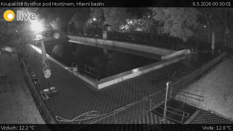 Koupaliště Bystřice pod Hostýnem - Hlavní bazén - 8.5.2026 v 00:30