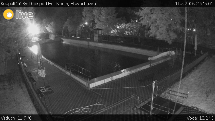 Koupaliště Bystřice pod Hostýnem - Hlavní bazén - 11.5.2026 v 22:45