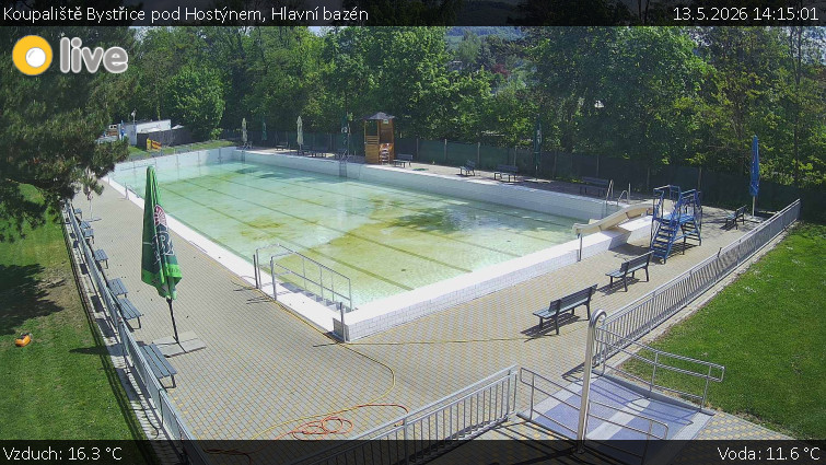 Koupaliště Bystřice pod Hostýnem - Hlavní bazén - 13.5.2026 v 14:15