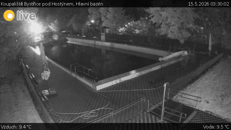 Koupaliště Bystřice pod Hostýnem - Hlavní bazén - 15.5.2026 v 03:30