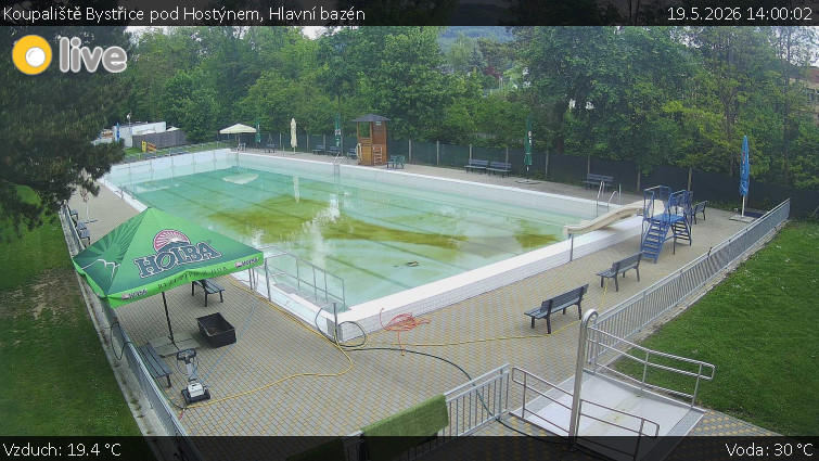 Koupaliště Bystřice pod Hostýnem - Hlavní bazén - 19.5.2026 v 14:00