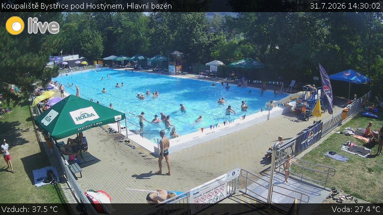 Koupaliště Bystřice pod Hostýnem - Hlavní bazén - 31.7.2026 v 14:30