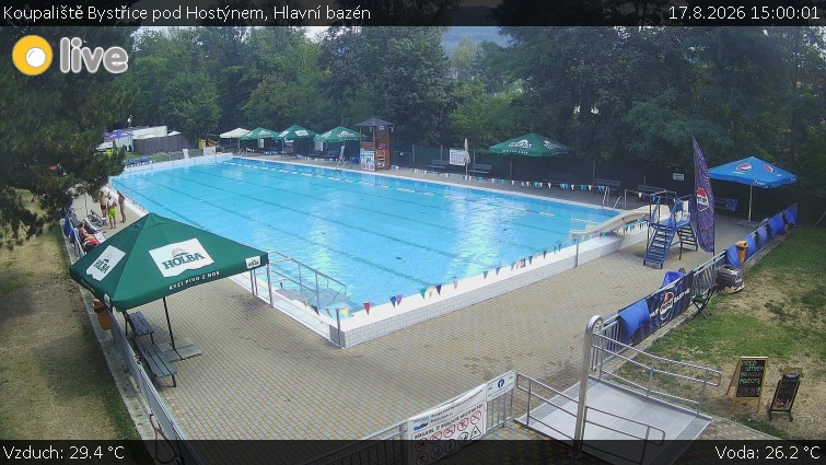 Koupaliště Bystřice pod Hostýnem - Hlavní bazén - 17.8.2026 v 15:00