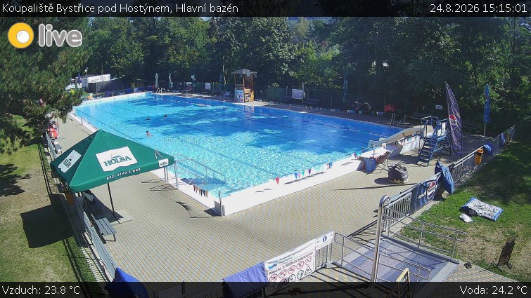 Koupaliště Bystřice pod Hostýnem - Hlavní bazén - 24.8.2026 v 15:15