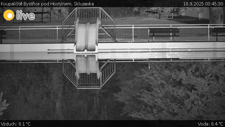 Koupaliště Bystřice pod Hostýnem - Skluzavka  - 18.9.2025 v 03:45