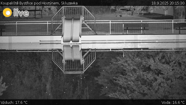 Koupaliště Bystřice pod Hostýnem - Skluzavka  - 18.9.2025 v 20:15