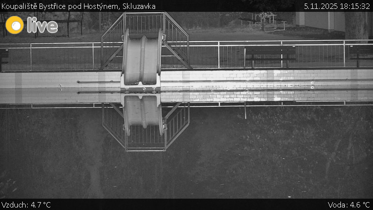 Koupaliště Bystřice pod Hostýnem - Skluzavka  - 5.11.2025 v 18:15