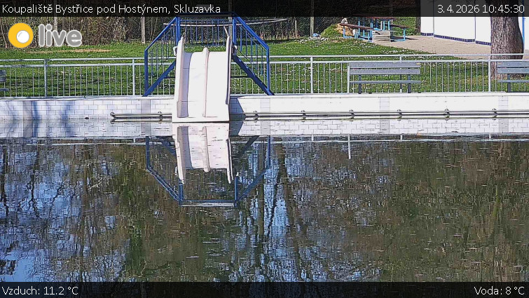 Koupaliště Bystřice pod Hostýnem - Skluzavka  - 3.4.2026 v 10:45