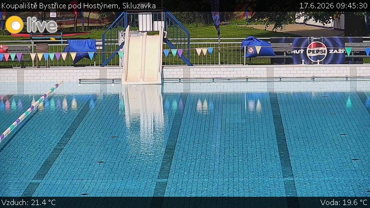 Koupaliště Bystřice pod Hostýnem - Skluzavka  - 17.6.2026 v 09:45