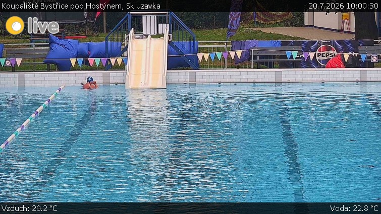 Koupaliště Bystřice pod Hostýnem - Skluzavka  - 20.7.2026 v 10:00