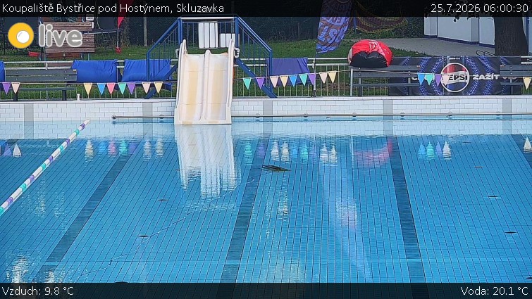 Koupaliště Bystřice pod Hostýnem - Skluzavka  - 25.7.2026 v 06:00