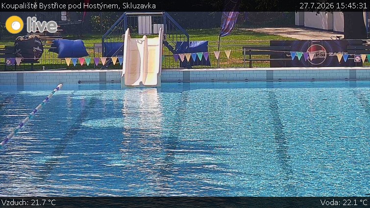 Koupaliště Bystřice pod Hostýnem - Skluzavka  - 27.7.2026 v 15:45