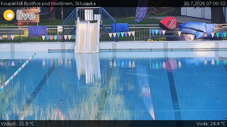 Koupaliště Bystřice pod Hostýnem - Skluzavka  - 30.7.2026 v 07:00