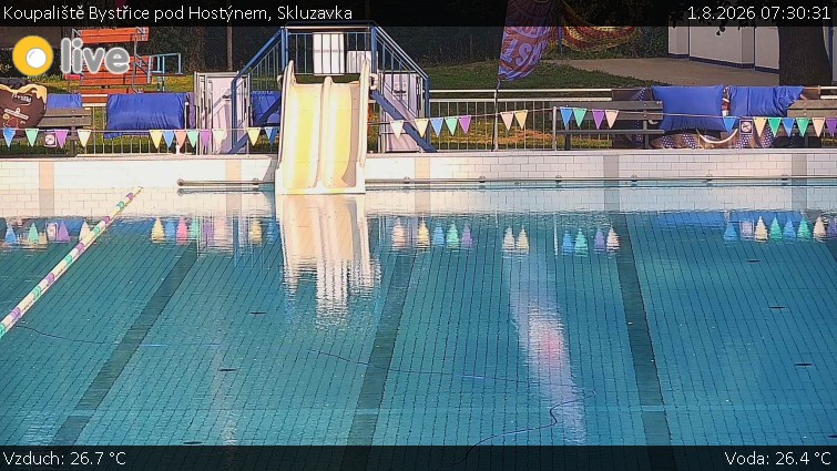 Bystřice pod Hostýnem Swimming Pool - Slide - 1.8.2026 v 07:30