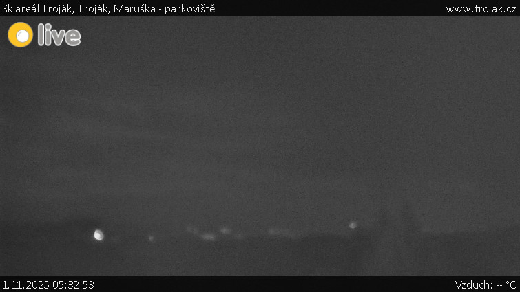 Skiareál Troják - Troják, Maruška - parkoviště - 1.11.2025 v 05:32