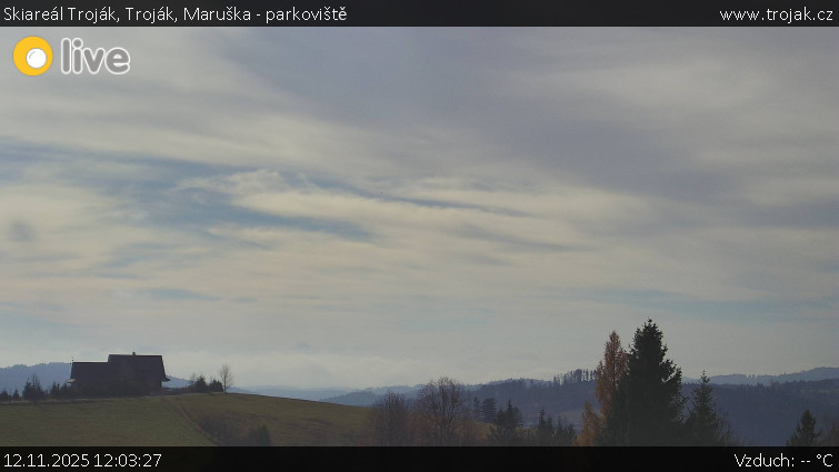 Skiareál Troják - Troják, Maruška - parkoviště - 12.11.2025 v 12:03