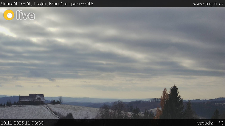 Skiareál Troják - Troják, Maruška - parkoviště - 19.11.2025 v 11:03
