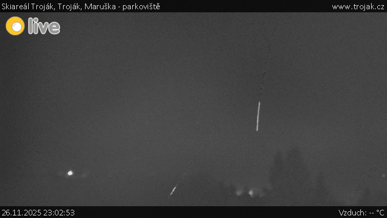 Skiareál Troják - Troják, Maruška - parkoviště - 26.11.2025 v 23:02
