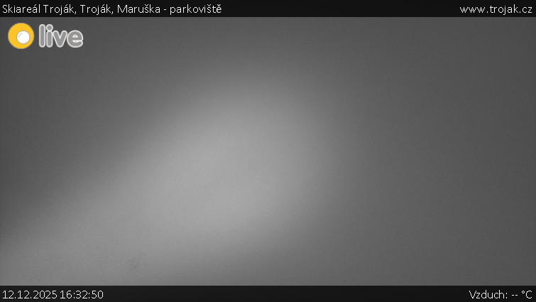 Skiareál Troják - Troják, Maruška - parkoviště - 12.12.2025 v 16:32