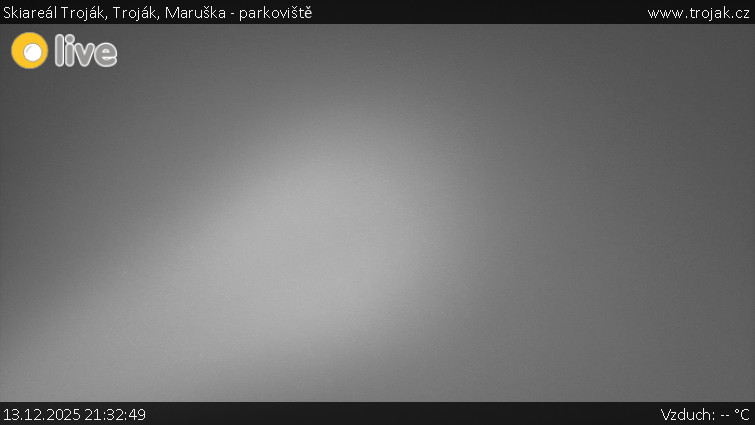 Skiareál Troják - Troják, Maruška - parkoviště - 13.12.2025 v 21:32