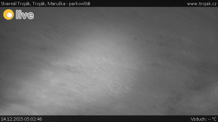 Skiareál Troják - Troják, Maruška - parkoviště - 14.12.2025 v 05:02