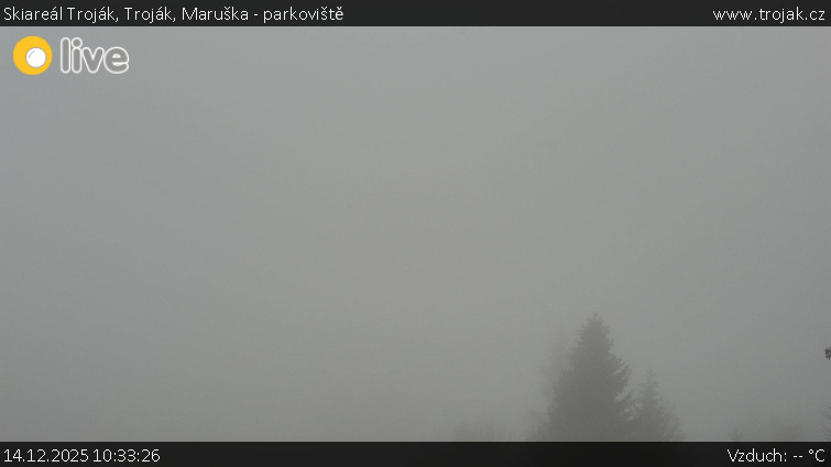 Skiareál Troják - Troják, Maruška - parkoviště - 14.12.2025 v 10:33