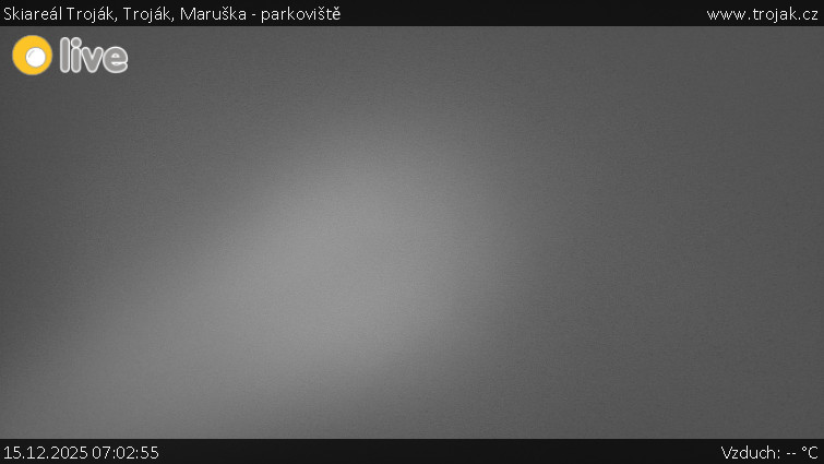 Skiareál Troják - Troják, Maruška - parkoviště - 15.12.2025 v 07:02