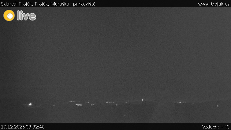 Skiareál Troják - Troják, Maruška - parkoviště - 17.12.2025 v 03:32