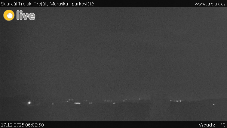 Skiareál Troják - Troják, Maruška - parkoviště - 17.12.2025 v 06:02