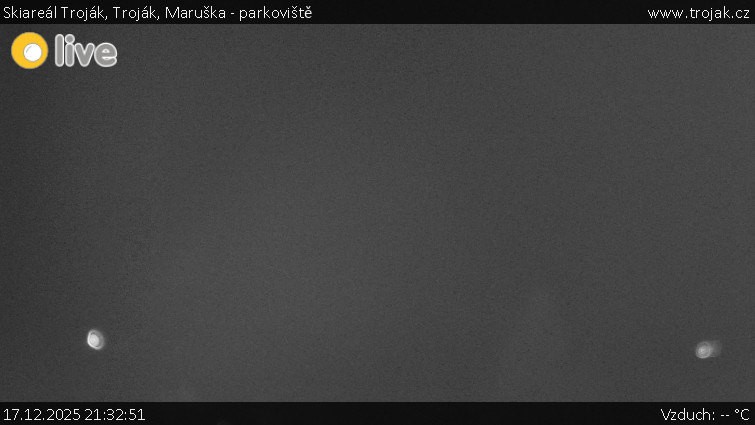 Skiareál Troják - Troják, Maruška - parkoviště - 17.12.2025 v 21:32