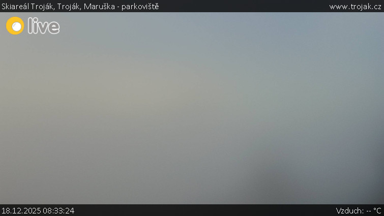 Skiareál Troják - Troják, Maruška - parkoviště - 18.12.2025 v 08:33