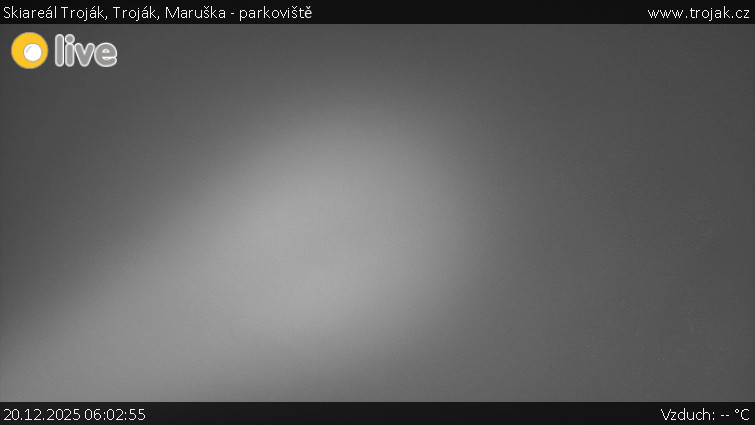 Skiareál Troják - Troják, Maruška - parkoviště - 20.12.2025 v 06:02