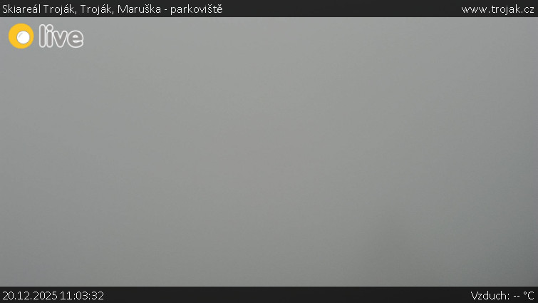 Skiareál Troják - Troják, Maruška - parkoviště - 20.12.2025 v 11:03
