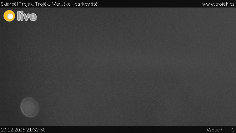 Skiareál Troják - Troják, Maruška - parkoviště - 20.12.2025 v 21:32