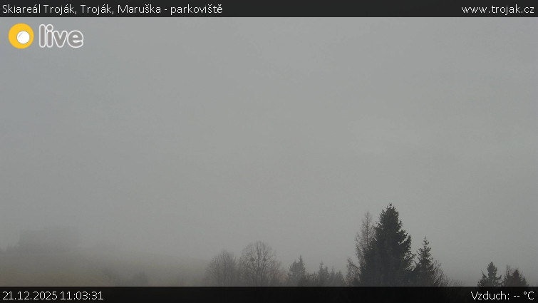 Skiareál Troják - Troják, Maruška - parkoviště - 21.12.2025 v 11:03