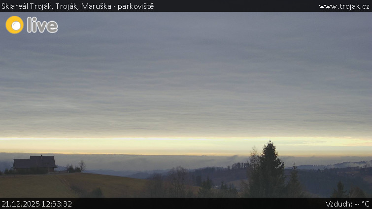 Skiareál Troják - Troják, Maruška - parkoviště - 21.12.2025 v 12:33