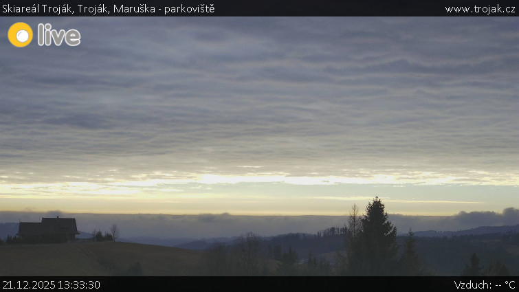 Skiareál Troják - Troják, Maruška - parkoviště - 21.12.2025 v 13:33