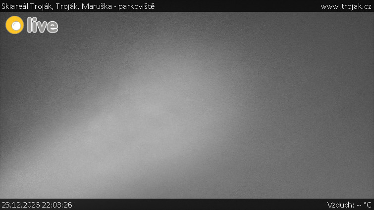 Skiareál Troják - Troják, Maruška - parkoviště - 23.12.2025 v 22:03