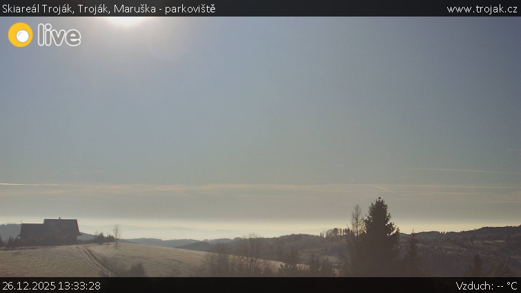Skiareál Troják - Troják, Maruška - parkoviště - 26.12.2025 v 13:33